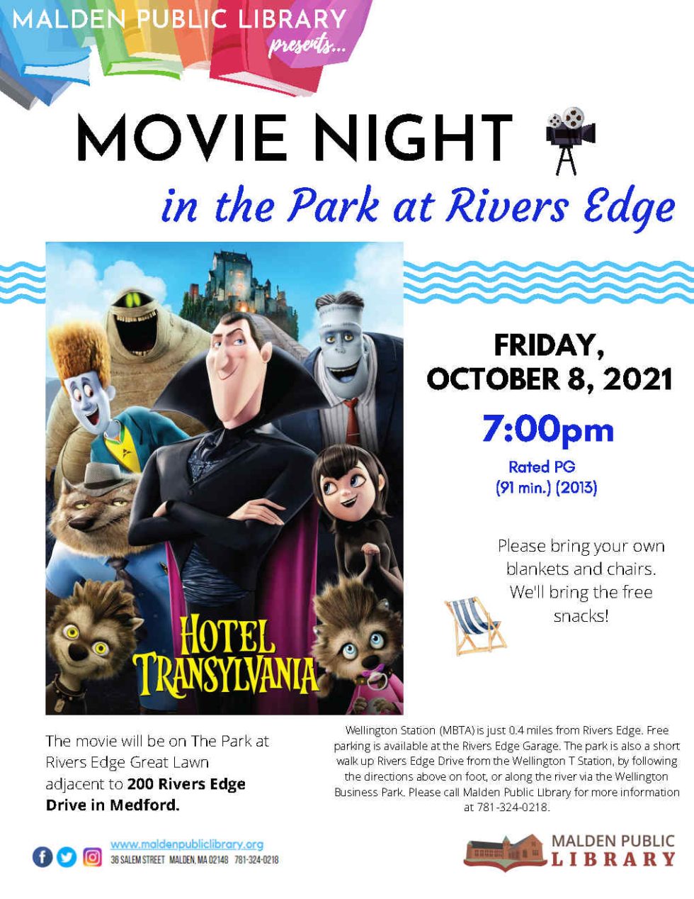 “Hotel Transylvania” Playing on River’s Edge Free Movie Night - Rivers Edge