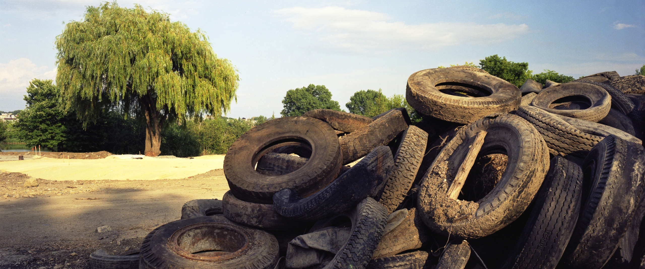 Tire pile