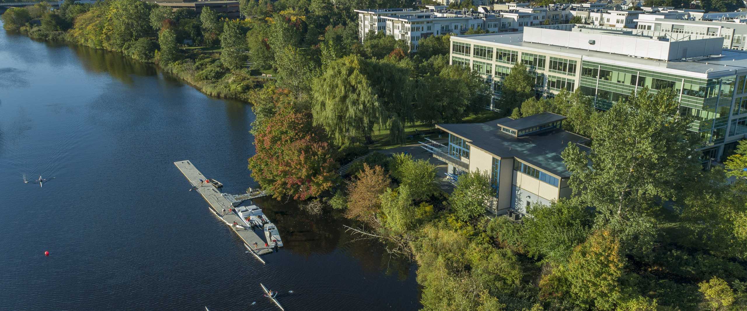 tufts regatta -aerial view